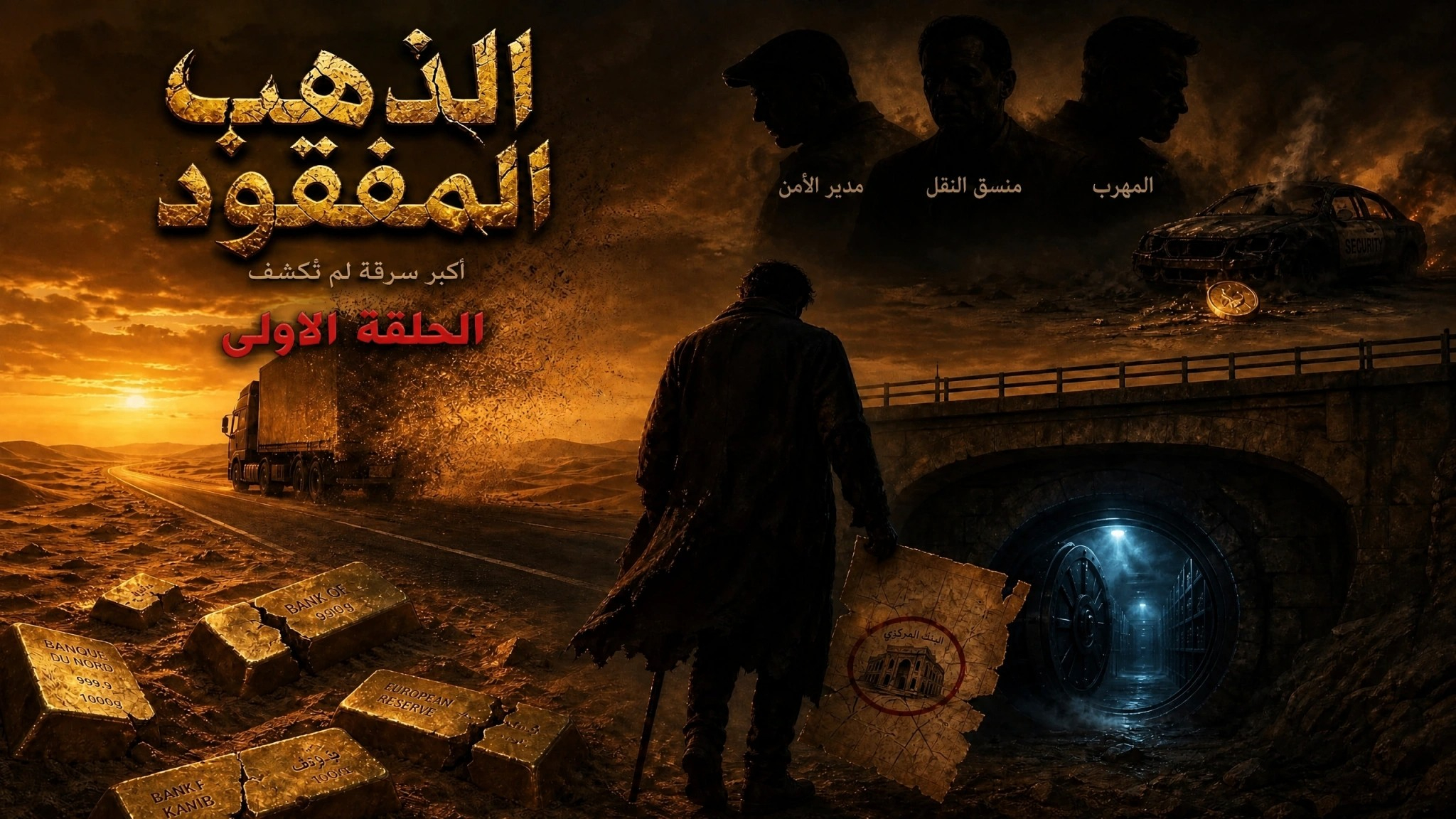 سرقة الذهب المفقود- الحلقة الاولي