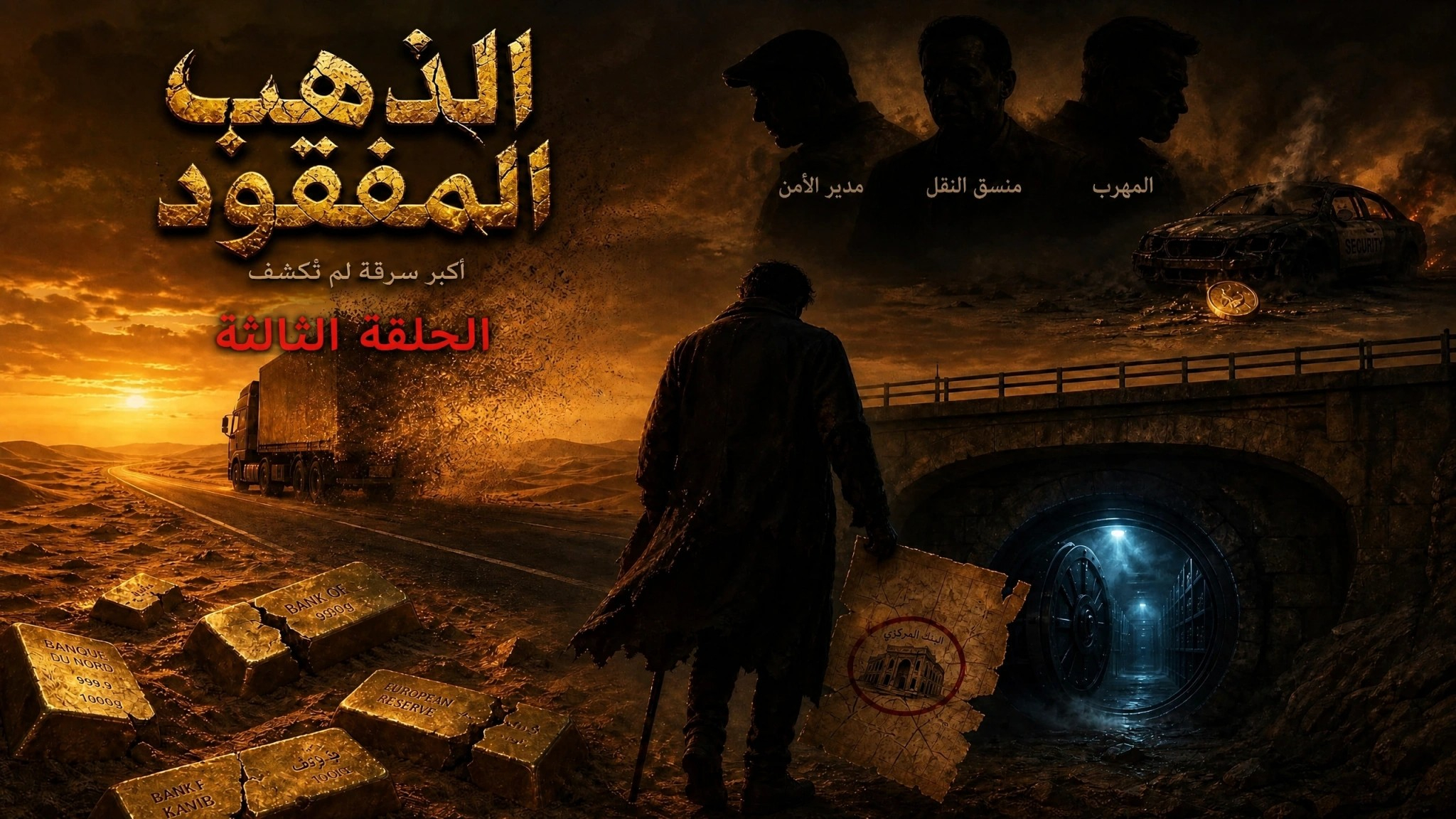 سرقة الذهب المفقود- الحلقة الثالثة