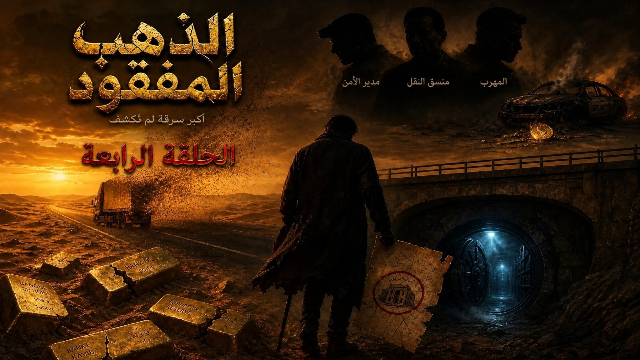 سرقة الذهب المفقود- الحلقة الرابعة